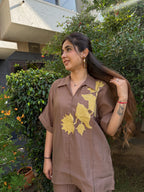 Sienna Leaf Cotton Co-ord Set