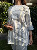 Skye Cotton Linen Stripe Co-ord Set