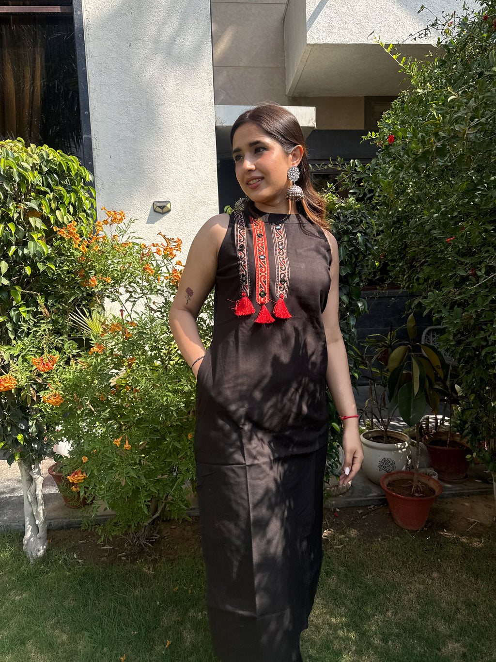Onyx Kutch Cotton Kurta Set