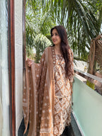 Ira Ikat Print Cotton Set