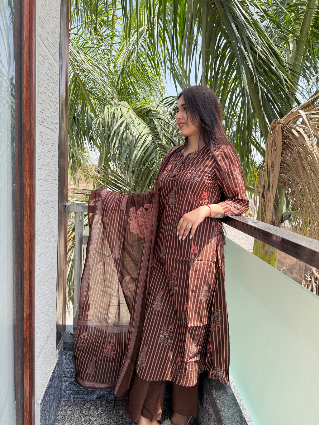 Cocoa Mahal Mul Cotton 3-Piece Set