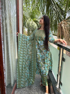 Shahi Sage Royale Cotton 3-Piece Set